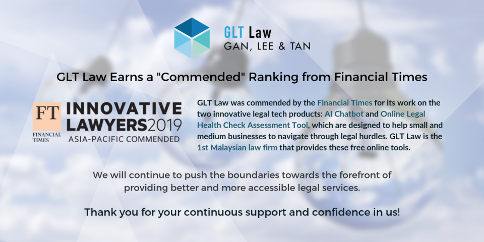 Innovative law firm - GLT Law