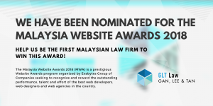 GLT Law nominated for Malaysia Website Awards 2018
